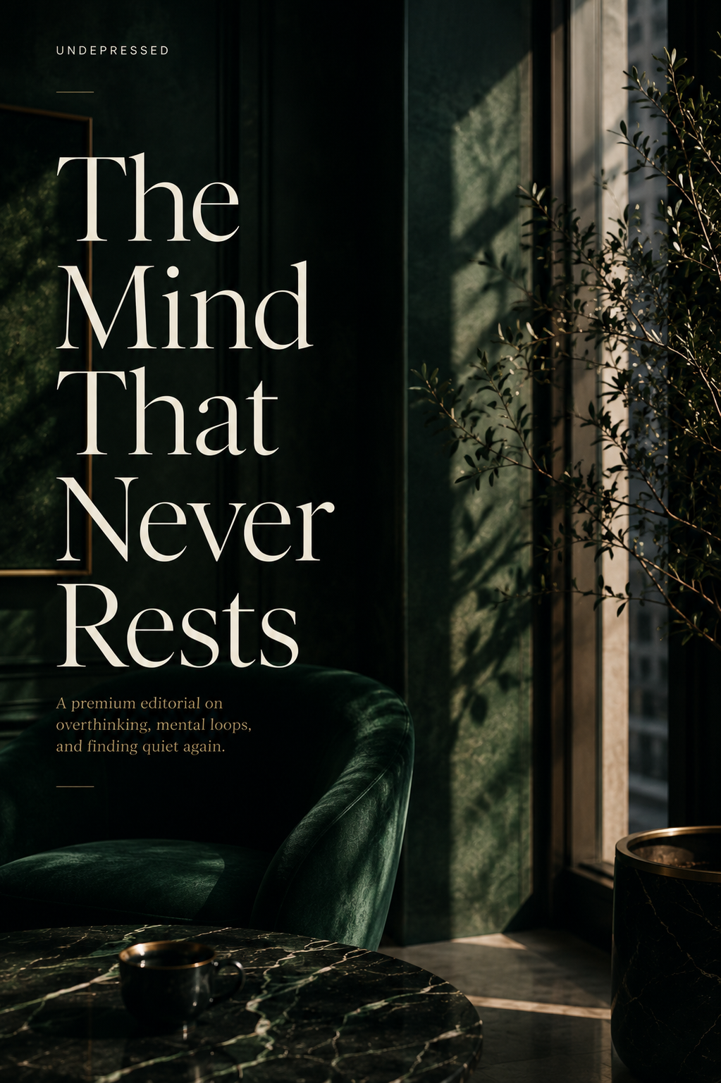 Undepressed- The Mind That Never Rests (E- Magazine)