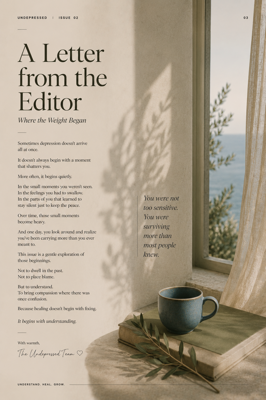 Undepressed- Where the Weight Began (E- Magazine)